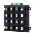 Keyboard Modules with 16 Keys 4x4 Push Buttons External Big Keypad for MCU. 