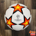 Champion league Soccer Foot Ball 2021 Size 5 with free Nozzle by King Sports. 