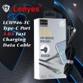 DATA Cable LENYES LC-946 TYPE C 3.0A FAST Charge LC946. 