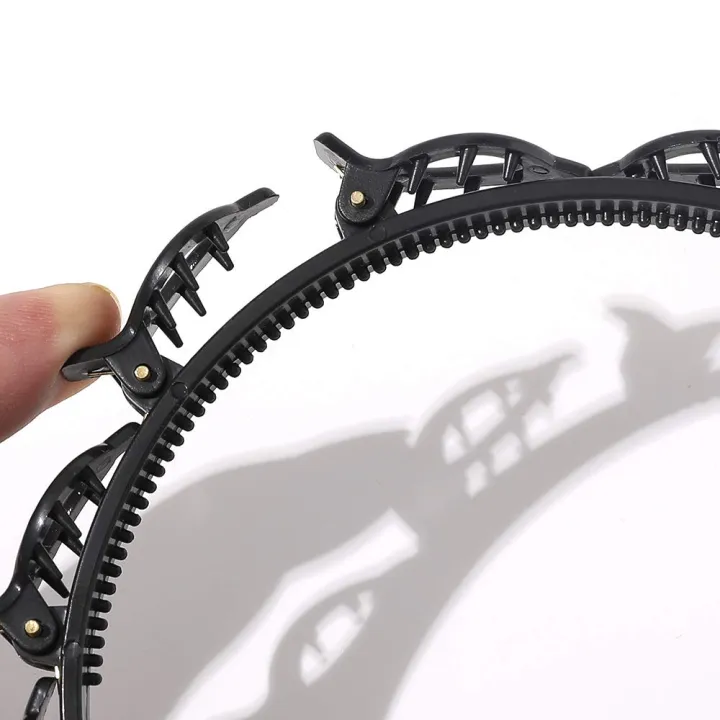 1%20Pcs%20Black%20Braider%20Hair%20Style%20Twister%20Hair%20Band%20Non%20Slip%20Hairband%20Brown%20Double%20Hairstyle%20Hair%20Pin%20Clip%20Hair%20Styling%20New%20Fashion%20Hair%20Bands%20Women%20Girls%20Hair%20Accessories%20Hair%20Hoop%20Double%20Layer%20Band%20Twist%20Plait%20Clip%20Front%20Hair%20Clips%20Headband%20Beauty%20Tool%20-%20Image%206