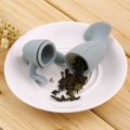 Cute Manatee Infuser Silicone Tea Strainers(Grey). 