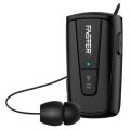 Faster R12 Pro Retractable Bluetooth Headset Clip-On Earbuds HandsFree With Microphone. 