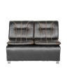 Puffy Sofa -2 seater-Black. 