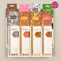 Yalong Wooden HB Triangle Cute Animals Graphite & Lead Pencils Pack of 12. 