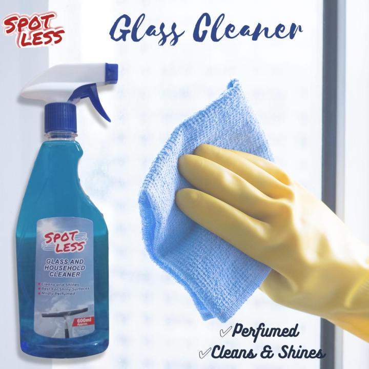 Spotless Glass Cleaner - Cleans and Shines Glass And All Shiny Surfaces - Anti Static - Disinfectant - Cleans Effectively - 500 ml