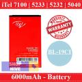 iTel 7100 | 5233 | 5232 | 5040 Battery BL-19CI Replacement Premium Quality 6000mah Battery For iTel 7100 | 5233 | 5232 | 5040. 