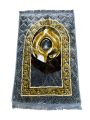 Green Colour Orthopedic Padded Foam Cushion Muslim Prayer Rug - Thick Velvet Islamic Namaz Sajadah Janamaz Carpet. 