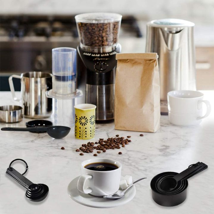10pcs%20Black%20Plastic%20Measuring%20Cups%20and%20Spoons%20Set,%20Accurate%20Tablespoon%20for%20Measuring%20Dry%20and%20Liquid%20Ingredients,%20measuring%20spoons,%20measuring%20cups%20-%20Image%207