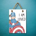 Superhero Affirmation Wall Art Set – Spiderman, Hulk, Iron Man, Thor, Black Panther – HD Unbreakable MDF Prints -  Inspirational Quotes - HD Kids Room Decor. 