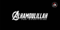 STICKER, ISLAMIC ALHAMDULILLAH FOR CAR. 