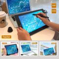 VEIKK VK1200 V2 Drawing Tablet with Screen 11.6 Inch Full-Laminated Graphic Monitor, 2 Battery-Free Pens with Tilt Function, for Chrome/Mac/Win/Linux/Android (Must be Connected to a Computer to Work). 