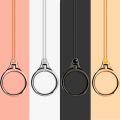 2 in 1 Multifunction Metal Cell Phone Lanyard Finger Ring Mobile Phone holder. 