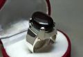Natural Unheated Untreated Blood Red Aqeeq Mens Ring Sterling Silver 925 Deep Red Agate Ring Handmade Carnelian Ring Pure Chandi Ring Hakik Ring Akik Ring Aqiq Ring Shifat Al Abad Ring. 