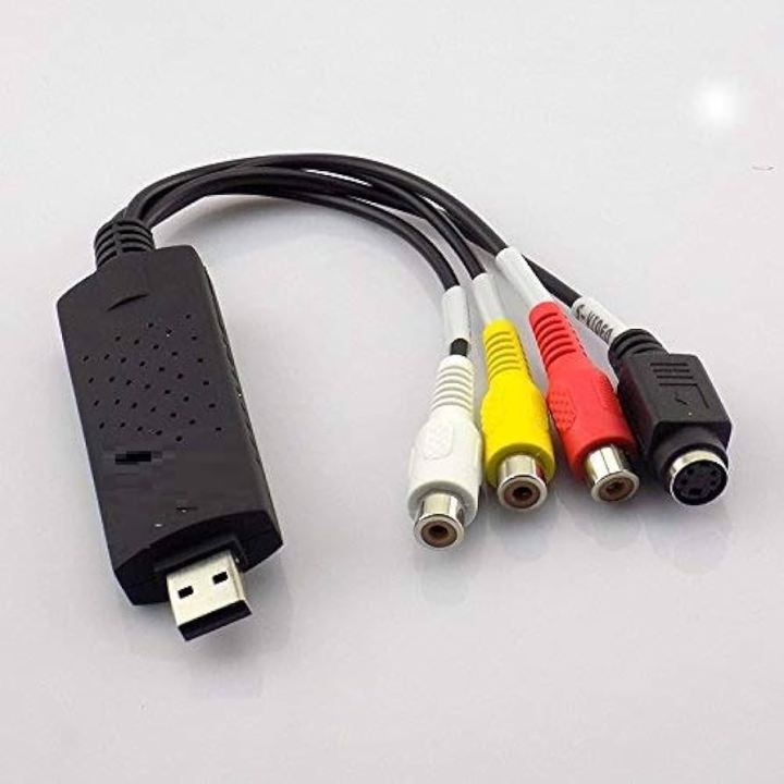 USB 2.0 Easy Cap Video Capture Adapter - Black