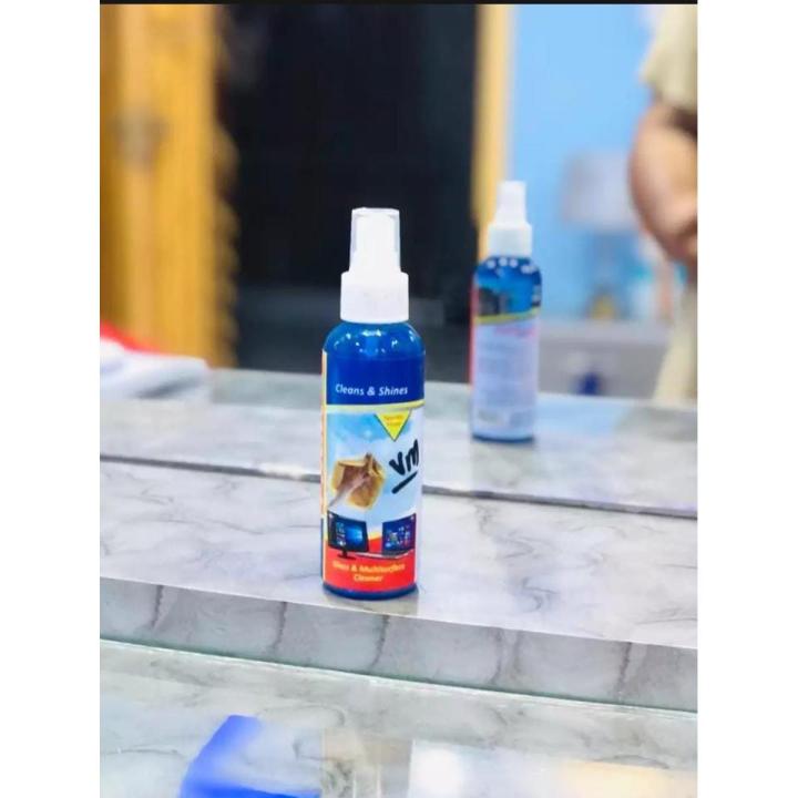Mirror Cleaning Spray/ Mirror Cleaner In Liquid/Free Ultra Shine Glass Cleaner for Glasses, mirrors, glass, windows and screens(140ml)