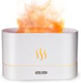 Flame Humidifier Fire Diffuser, Portable Noiseless Mist Air Aromatherapy Diffuser for Essential Oils for Home Office Bedroom with Night Light and No-Water Auto-Off Protection. 