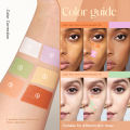 Hickeys Miees Nude Makeup Facial Foundation Color Correction Green Purple Liquid Concealer Cream Cover Blemish Oil Control Brighten Skin. 