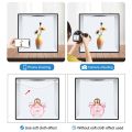 PULUZ Photo Studio Product Photography Box White & Warm Light Box Lighting Studio Shooting Tent Box Kit with 12 Colors Backdrops 40cm x 40cm x 40cm (40cm/15.7"Inches). 