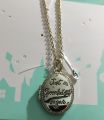 Mary Poppins Quote Locket Necklace Jewellery For Women  and Girls Bookworm Gift Silver Plated. 