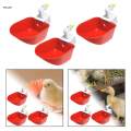 3Pcs Chicken Drinkers Cups Removable Feeder Drinking Bowls for Chicks Poultry Quail Pigeon. 