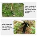 Stand Weeding Rooting Tool Black Weeder Manual No Bending Weeding Removes Bottoms From Lawn Yard Garden Farm Outdoor Plants. 
