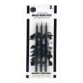 keep Smiling 3pcs Professional Woodless Charcoal Pencil Set. 