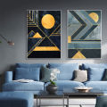Home Décor Canvas Art Picture Prints 3 Pieces Nordic Geometric Canvas Wall Art Print Decorative for Living Room Home Décor Frame. 