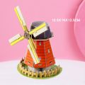 Children Educational Puzzle Girl Handmade DIY 3D Castle Airplane Assembly Model Boy Building Block Toy Kindergarten Gift. 