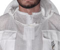 3 Layers Ventilated Bee Suit - Ultra Breeze Full Body Beekeeping Suits for Men & Women Beekeeper Bee Keepers with Fencing Veil Hat Hood (Small to 4XL Size Available). 