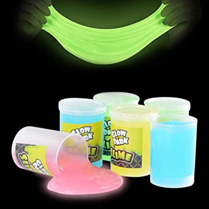 GM  Slime in Assorted Colors that Glow in The Dark Great Toy For Any Child - 1Pcs