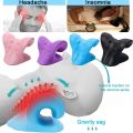 Neck Massage Pillow Neck Shoulder Cervical Chiropractic Traction Device Massage Pillow for Pain Relief Body Neck Massager. 