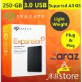 Seagate Expansion 250GB Portable Hard Drive 250 Gb External Hard Drive For Pc Laptop Ps3 Ps4 External Hard Disk. 