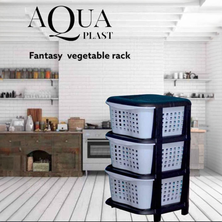 Layered Vegetable Rack Vegetable rack 3 in 1 - Vegetable rack 3 layer compartment | High ...