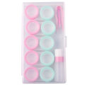Bag Soak Lovely Storage Case Container Clear Small Portable Contact Lens Box. 