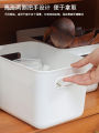 Japanese cosmetic storage box desktop skin care products finishing box clothes sundries plastic storage box dust belt cover. 