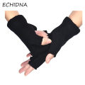 Men Women Fingerless Half Finger Stretch Winter Gloves Christmas Present. 