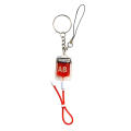 Keychain For Blood Type AB Keychain For Blood Type A DIY Jewelry Making PVC Pendant Keychain Blood Type Keychain. 