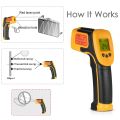 Smart Sensor Non-Contact Digital AS530 LCD Infrared Thermometer -32~550C /-26~1022F Temperature Meter IR Industrial Thermometer. 