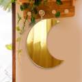 moon phase wall hanging mirror decor decorative. 