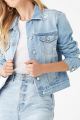 HERE And NOW Women Solid Denim Jacket. 