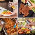 Sp Oil Sprayer  Stainless Steel  Transparent Glass  Spray Bottle. 