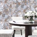 Golden Times Marble Designs Wallpapers Non Self-adhesive (Roll size 0.53 x 9.5 meters). 