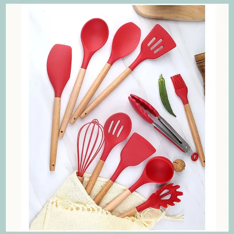 12-Piece Silicone Kitchen Utensil Set