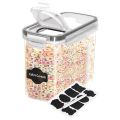 Fast Forward Cereal Containers Storage - Airtight Food Storage Containers For Pantry Organization And Storage - Canister Sets For Kitchen Counter. 