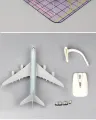 Qatar Airways A380 Metal 20 cm Aircraft model scal 1:400  with wheels and stand Airline Model for office diecost aircraft model  decoration. 