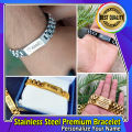 Men's Luxury Bracelet - Personalized Stainless Steel Wristband - for Fashionable Men - Premium Quality Bracelets. 