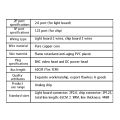 Monitor Analog Five-Core Cable Video Power Cable 5-Core Waterproof Cable BNC Camera Head Light Lamp Board Tail Cable. 