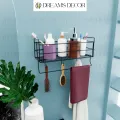 Multipurpose Bathroom Accessories shelf Wall Mounted Organizer Shampoo Storage Rack holder. 