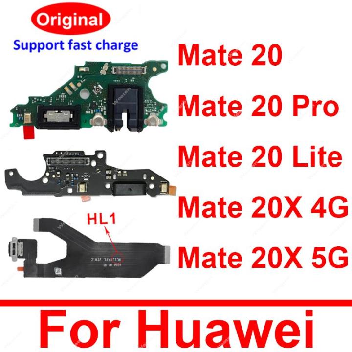 USB Charger Board Flex Cable For Huawei Mate 20 Lite 20 Pro 20X 4G 5G USB Charging Port Board Flex Ribbon Connector Replacement