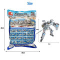 Building Blocks Aircraft Carrier Battleship Navy Robot Tank Aircraft Carrier Educational Toys for Kids. 